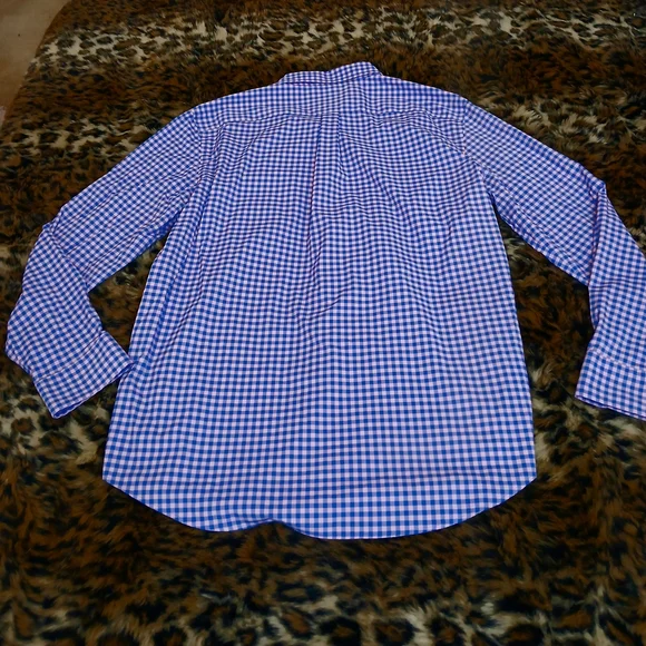 Vineyard Vines Fishlock Gingham Performance Button-up Spinnaker Shirt Large NWOT - Picture 3 of 5